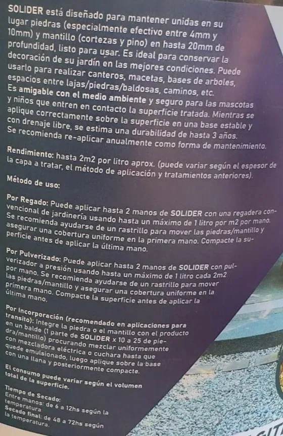 Pastina para Piedras