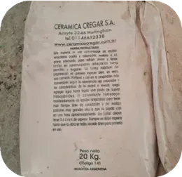 Tierra Refractaria 20kg